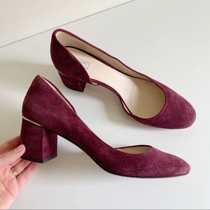 Cole Haan Suede Block Heels